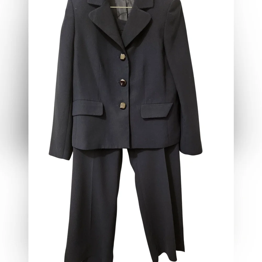 Jones Studio Navy Pantsuit Size 14 - Picture 1 of 4